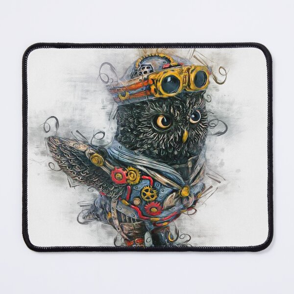 Item preview, Steampunk Owl Art designed and sold by MitchellAK.