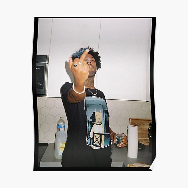 Brent Faiyaz middle finger Rap Hip Hop Music Poster