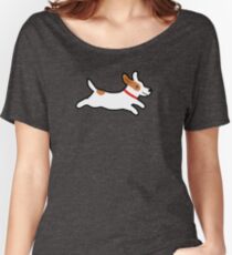 Cute Jack Russell Terrier Women's Relaxed Fit T-Shirt