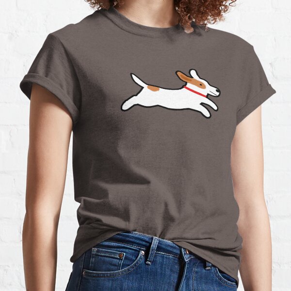 Cute Jack Russell Terrier Running Dog Classic T-Shirt