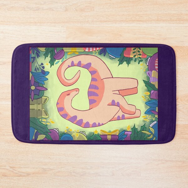 Item preview, Sauropod Dinosaur Christmas Card designed and sold by Lobobird.