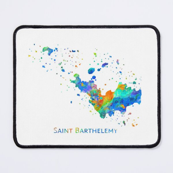 Item preview, Saint Barthelemy Map designed and sold by zuzis.