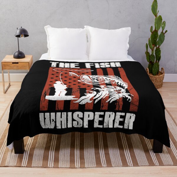 Artikelvorschau, The Fish Whisperer Funny Fishing Lover Flag American entworfen und verkauft von GengerG67.