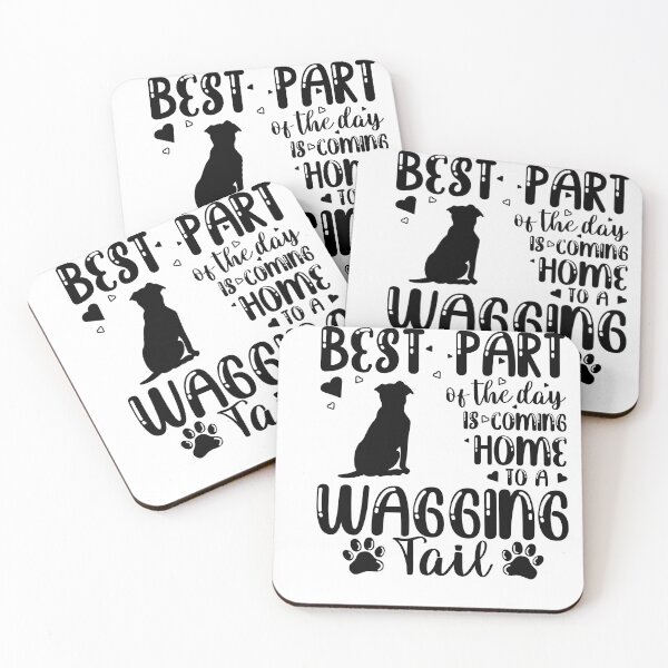 Item preview, Best Part of The Day Is Coming Home To A Wagging Tail - Cool Design Gift Idea For Dog Lovers designed and sold by Prince - Bestseller ★★★★★.