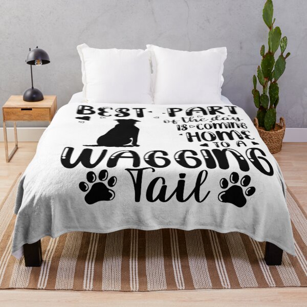 Item preview, Best Part of The Day Is Coming Home To A Wagging Tail - Cool Design Gift Idea For Dog Lovers designed and sold by Prince - Bestseller ★★★★★.
