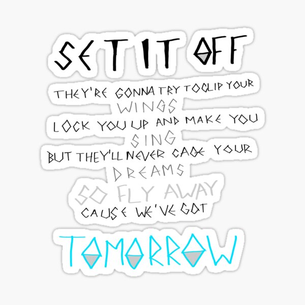 Set It Off Midnight Logo Sticker for Sale by Pandurz