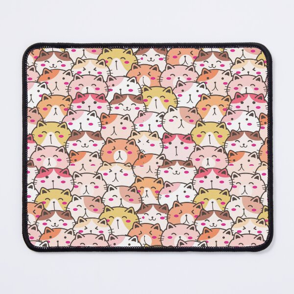 Item preview, cute cat pattern designed and sold by Hoetoons.