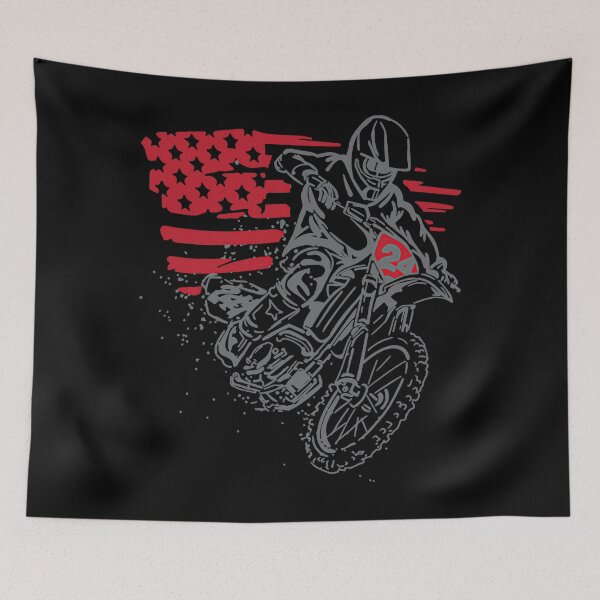 Item preview, Cool Motorcross American Flag  designed and sold by Anticipation09.