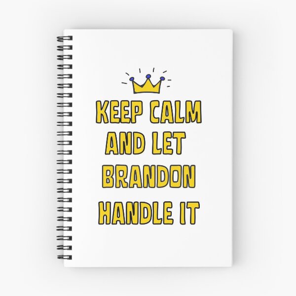 Item preview, keep calm and let brandon handle it designed and sold by Innovational.