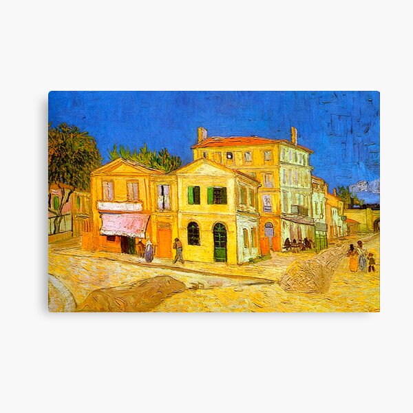 Vista previa del artículo con la obra «Vincent Van Gogh, La casa amarilla 1888», diseñado y vendido por Art  Outlaws.
