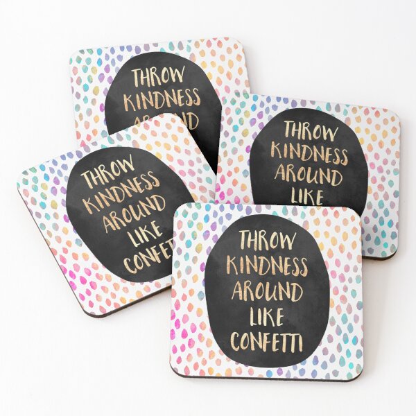 Item preview, Throw kindness around like confetti print designed and sold by MarthaJonesa.