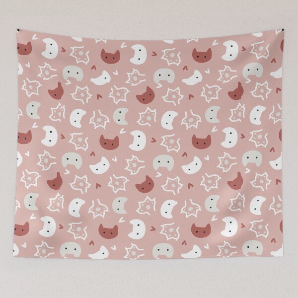 Item preview, cute cat pattern designed and sold by Hoetoons.