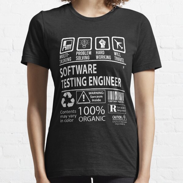 Item preview, Software Testing Engineer T Shirt - MultiTasking Certified Job Gift Item Tee designed and sold by oslandefren.