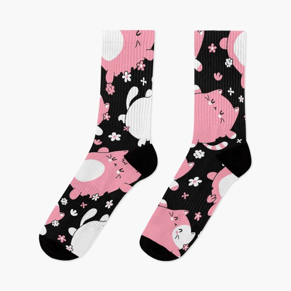 Item preview, cute cat pattern designed and sold by Hoetoons.