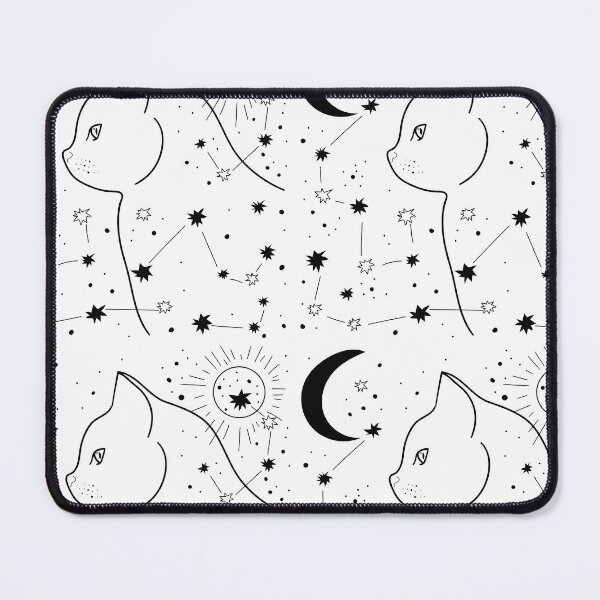 Item preview, cosmic cat illustration designed and sold by Hoetoons.