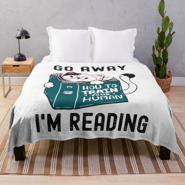Item preview, Go Away I'm Reading designed and sold by DAFIN.