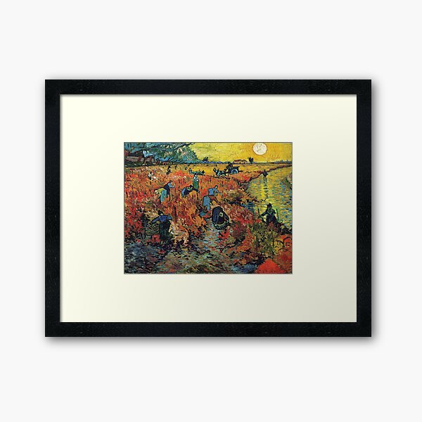 Aperçu de l'œuvre Vincent van Gogh, Le Vignoble Rouge 1888 créée et vendue par Art  Outlaws.