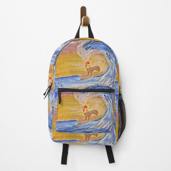 Item preview, The surfing rooster designed and sold by Galactic-Arts.
