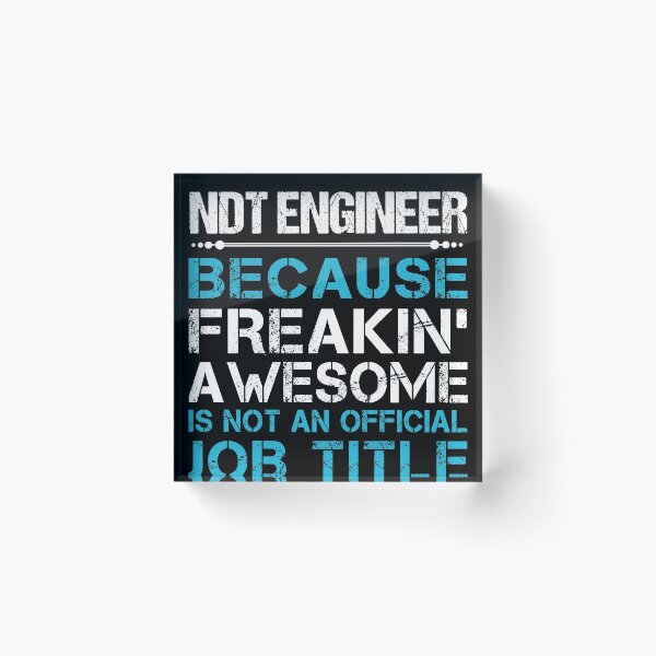 Item preview, Ndt Engineer T Shirt - Freaking Awesome Job Gift Item Tee designed and sold by oetate4774.