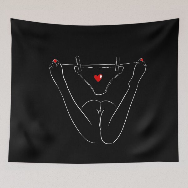 Item preview, heart panties designed and sold by Culturesensible.