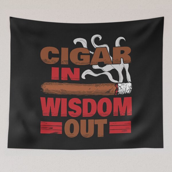 Item preview, Cigar In Wisdom Out  Funny Cigar Smoker Gift designed and sold by romanl3.