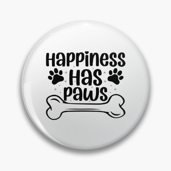 Item preview, Happiness Has Paws - Cool Design Gift Idea For Dog Lovers designed and sold by Prince - Bestseller ★★★★★.