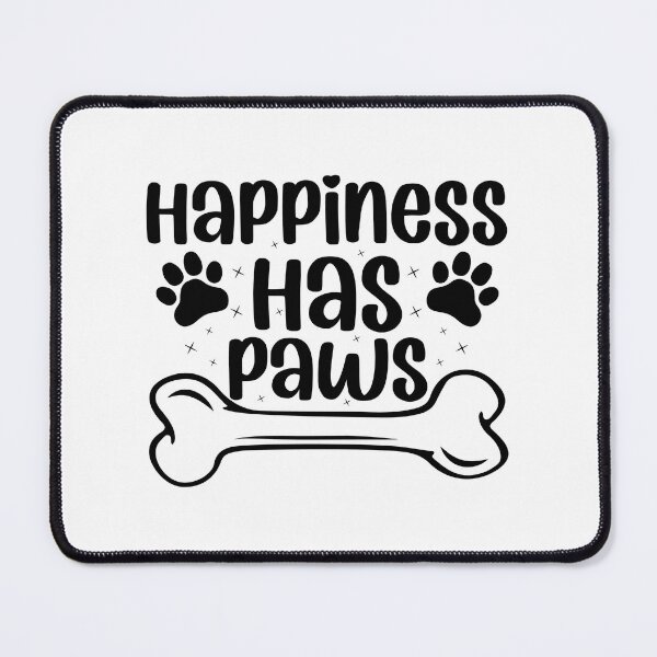 Item preview, Happiness Has Paws - Cool Design Gift Idea For Dog Lovers designed and sold by Prince - Bestseller ★★★★★.