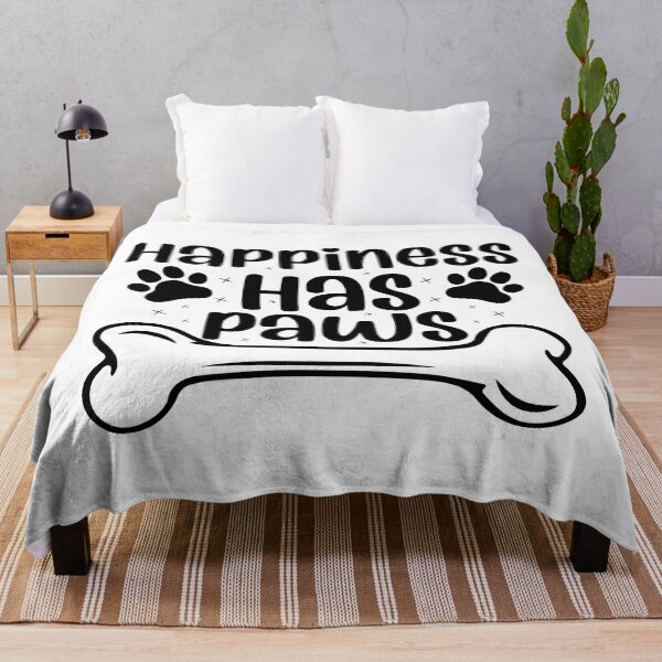 Item preview, Happiness Has Paws - Cool Design Gift Idea For Dog Lovers designed and sold by Prince - Bestseller ★★★★★.