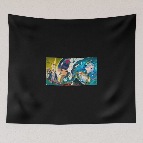 Item preview, Genshin Impact Shenhe Yunjin Ningguang Keqing Banner designed and sold by trevitea.