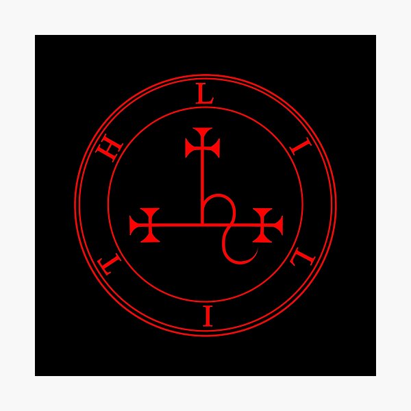 Sigil Lilith Female Demon Lilith Symbol Vector Image 52 Off