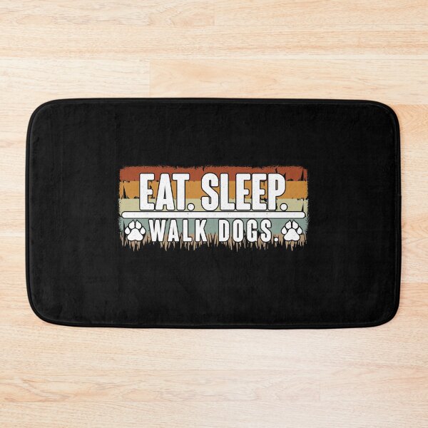 Item preview, Retro Vintage Distressed Eat Sleep Walk Dogs - Cool Design Gift Idea For Dog Lovers designed and sold by Prince - Bestseller ★★★★★.