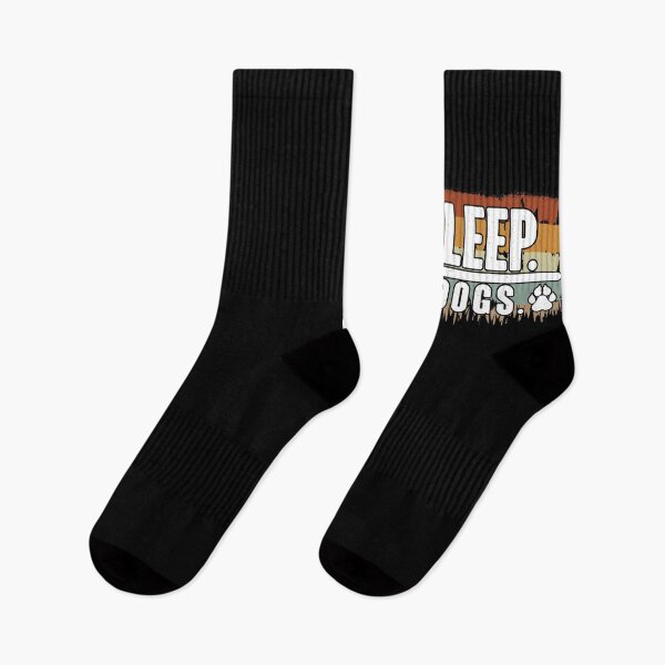 Item preview, Retro Vintage Distressed Eat Sleep Walk Dogs - Cool Design Gift Idea For Dog Lovers designed and sold by Prince - Bestseller ★★★★★.