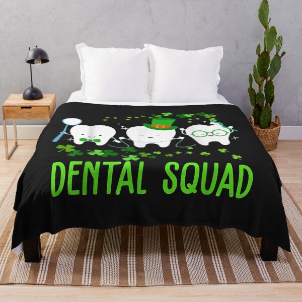 Item preview, Dental Squad Lucky Shamrock Dental Hygienist St Patrick Day designed and sold by romanl3.