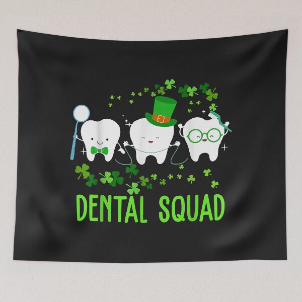 Item preview, Dental Squad Lucky Shamrock Dental Hygienist St Patrick Day designed and sold by romanl3.