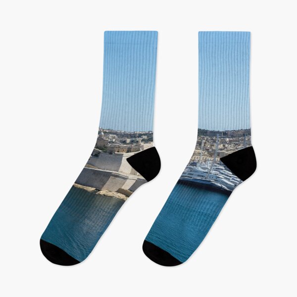 Item preview, Grand Harbour of Valletta - Mediterranean Colors in Malta designed and sold by Georgia Mizuleva.