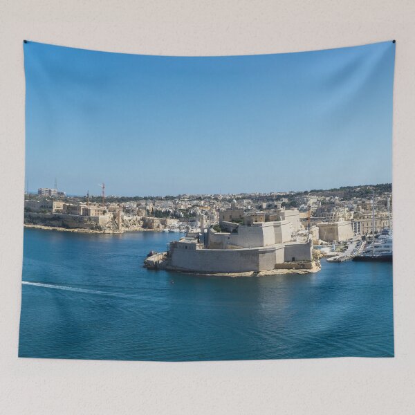Item preview, Grand Harbour of Valletta - Mediterranean Colors in Malta designed and sold by Georgia Mizuleva.