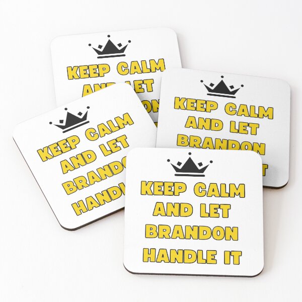 Item preview,  keep calm and let brandon handle it designed and sold by Innovational.