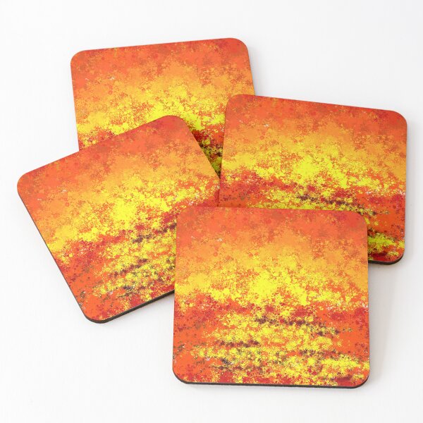 Item preview, Sunset abstract digital painting designed and sold by FascinoStudios.