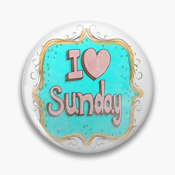 Item preview, i love sunday designed and sold by rachidloucif.