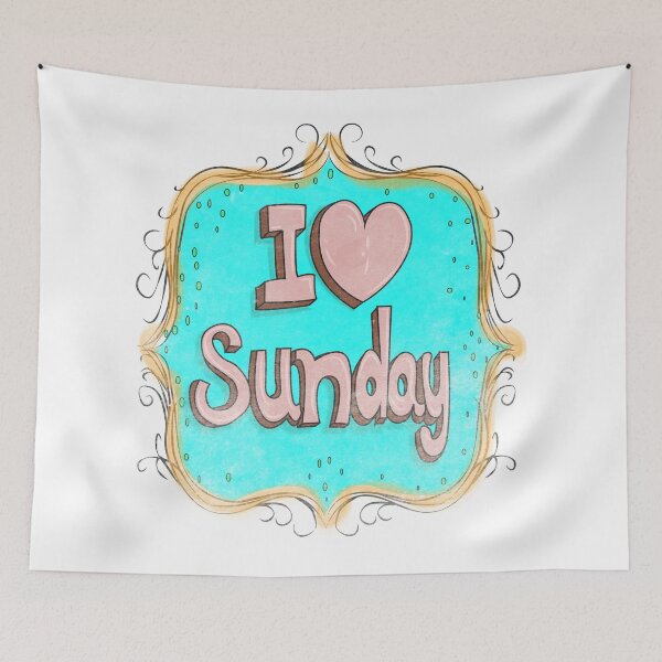 Item preview, i love sunday designed and sold by rachidloucif.