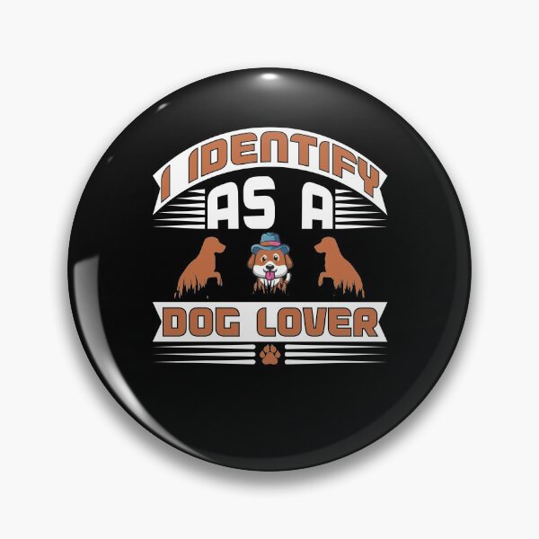 Item preview, I Identify As a Dog Lover - Cool Funny Puppy Design Gift Idea For Dog Lovers designed and sold by Prince - Bestseller ★★★★★.