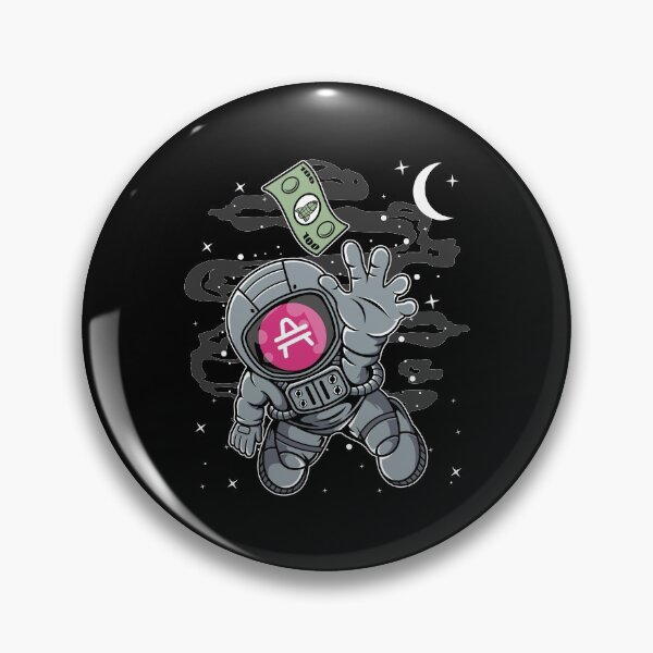 Item preview, Astronaut Reaching Out AMP Coin To The Moon Crypto Token Cryptocurrency Blockchain Wallet HODL designed and sold by AdamRoberts90.