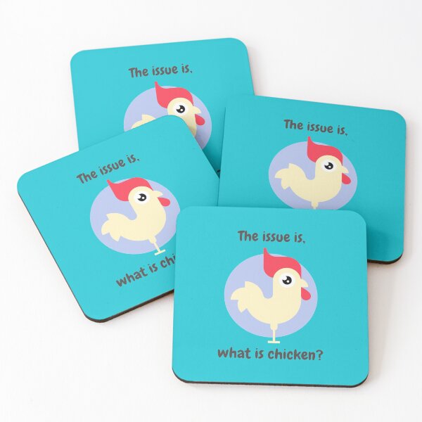 Item preview, The Issue is, What is Chicken Sticker designed and sold by SvenSteffensmei.
