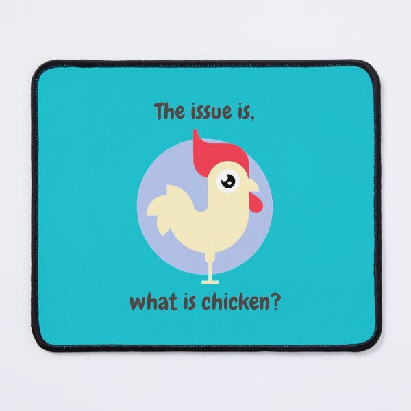 Item preview, The Issue is, What is Chicken Sticker designed and sold by SvenSteffensmei.