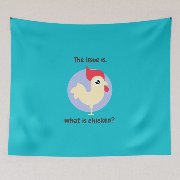 Item preview, The Issue is, What is Chicken Sticker designed and sold by SvenSteffensmei.
