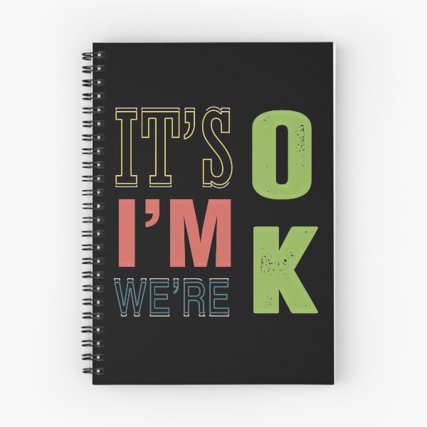 Item preview, It's I'm we're ok - Mentalhealth gift for birthday designed and sold by Desibeau.