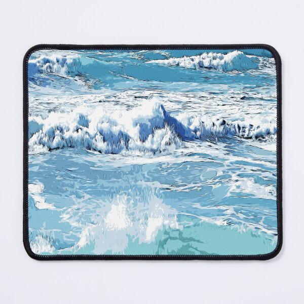 Item preview, Sea waves color art designed and sold by artdragongift 15.