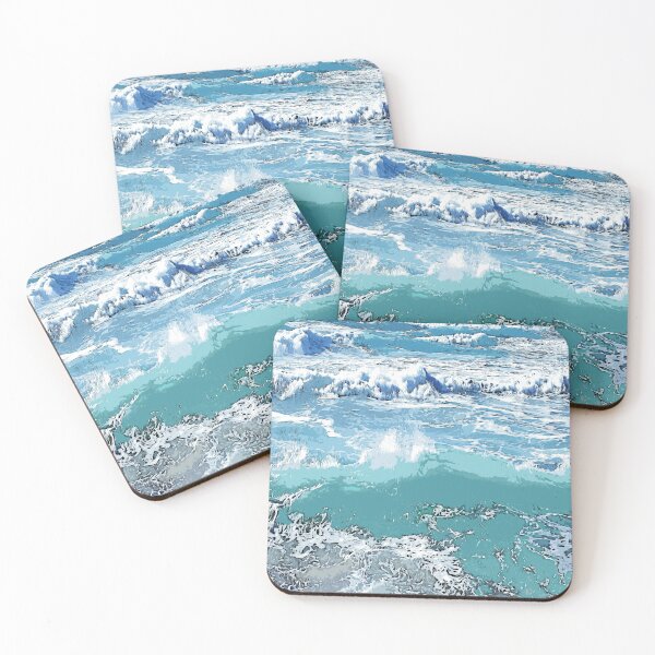Item preview, Sea waves color art designed and sold by artdragongift 15.