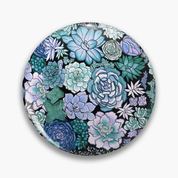 Item preview, Winter Succulent Plant Pattern designed and sold by TigaTiga.