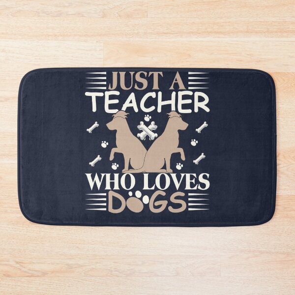 Item preview, Just a Teacher Who Loves Dogs - Cool Dogs Illustration Design Gift Idea For Dogs Lovers designed and sold by Prince - Bestseller ★★★★★.
